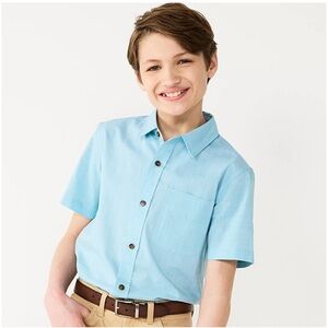 Sonoma Goods for Life Boys Button Up Top Short Sleeve Shirt